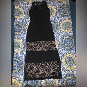 Long Black Fitted Dress